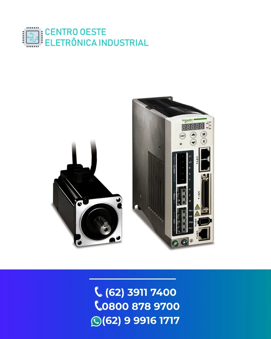 ASSISTÊNCIA TÉCNICA SERVO DRIVE SCHNEIDER LEXIUM 52 BRASIL