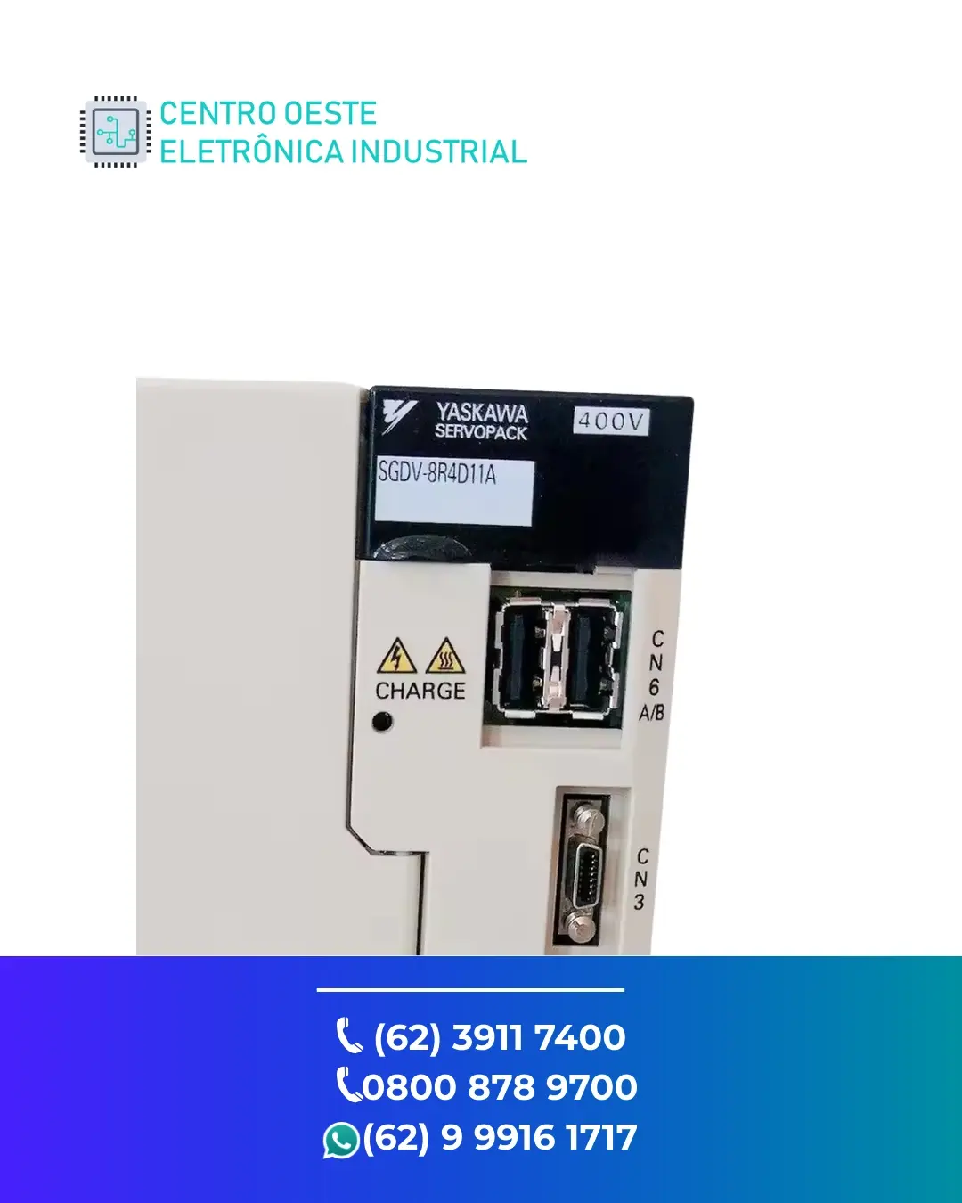 ASSISTÊNCIA TÉCNICA SERVO DRIVE YASKAWA SIGMA V GOIÁS