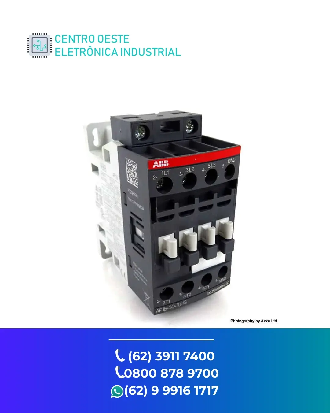 CONSERTO CONTATOR ABB AF16 GOIÁS