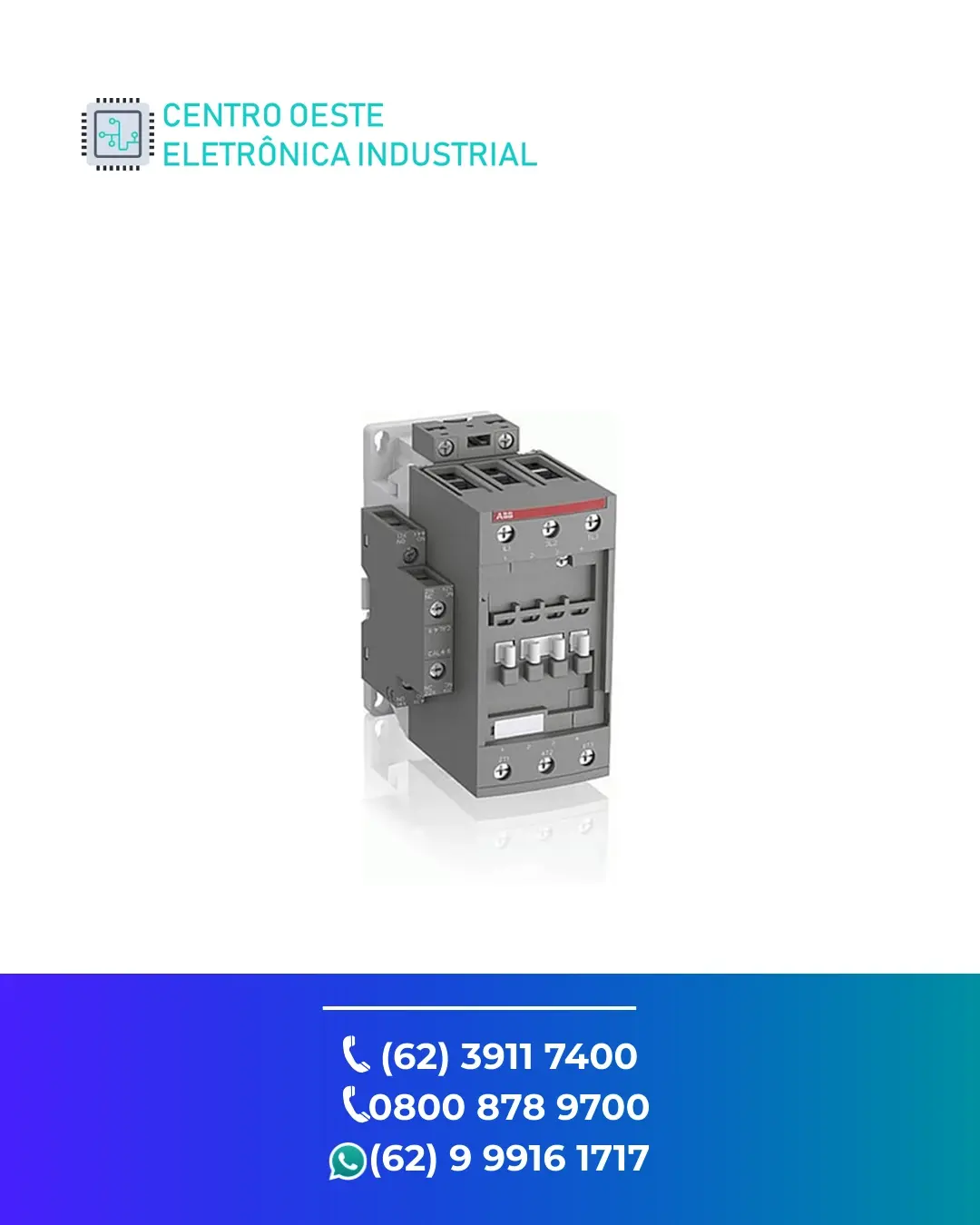 CONSERTO CONTATOR ABB AF52 GOIÁS