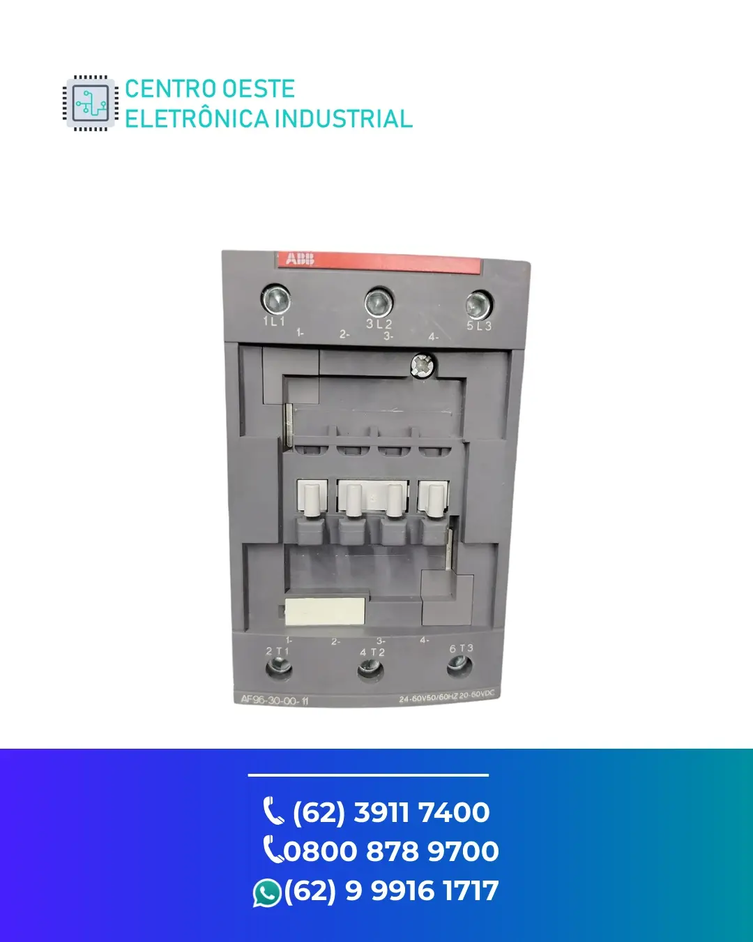 CONSERTO CONTATOR ABB AF96 GOIANIA