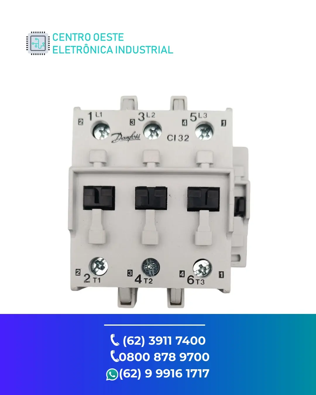 CONSERTO CONTATOR DANFOSS CI32 BRASIL