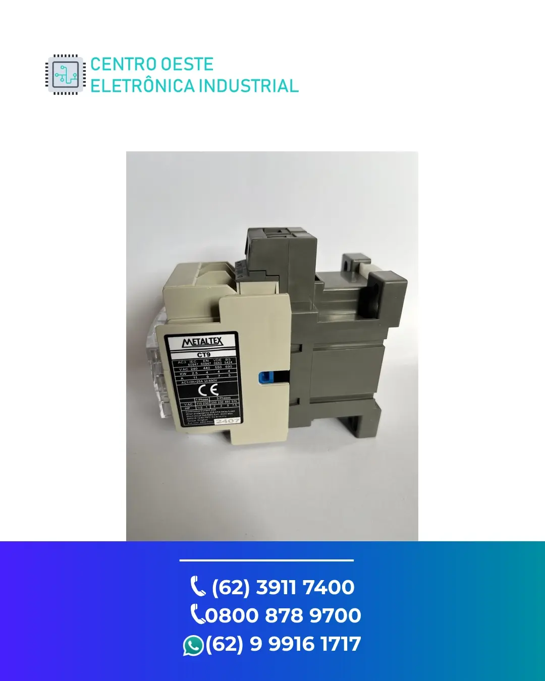 CONSERTO CONTATOR DELTA CNF GOIANIA