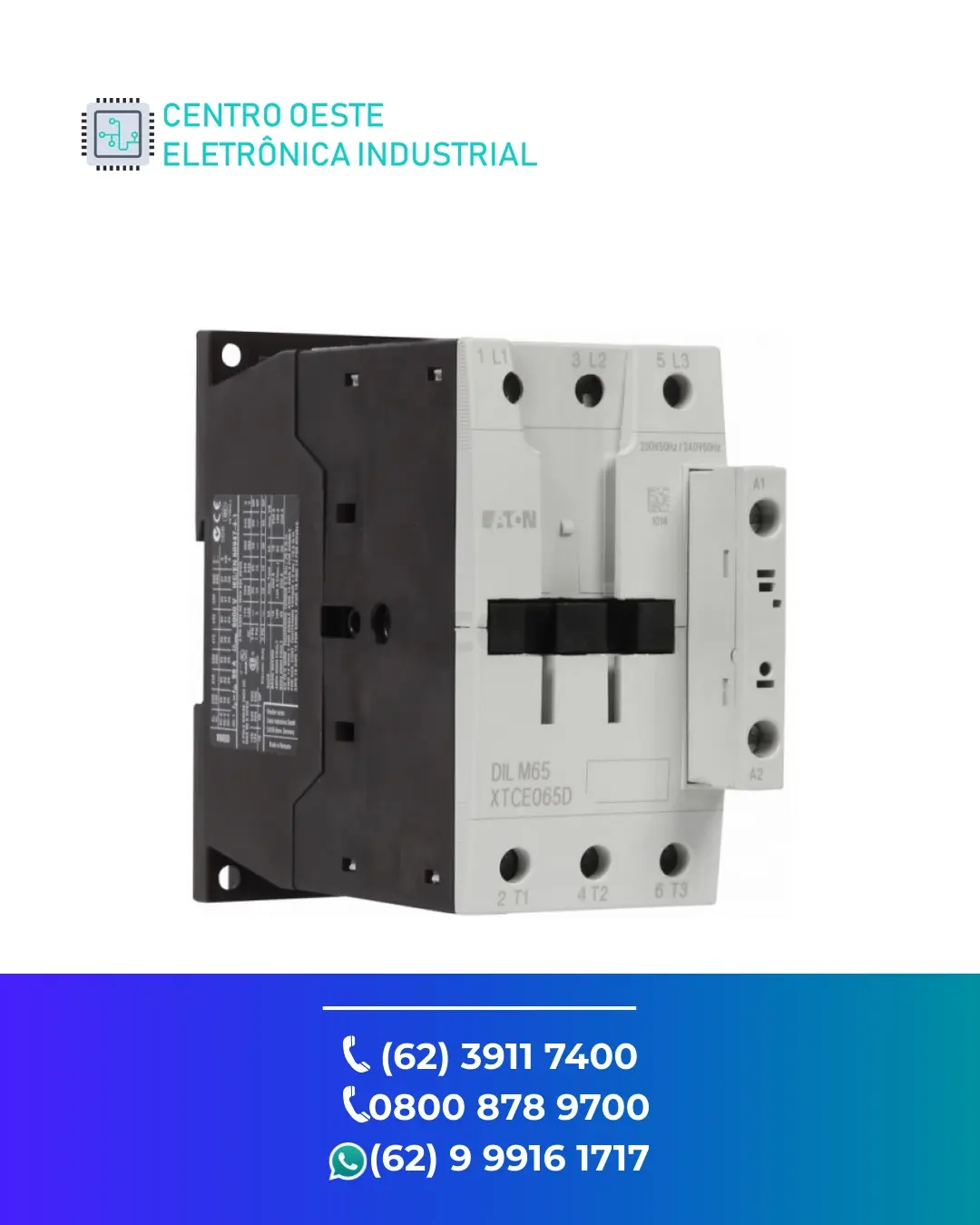 CONSERTO CONTATOR EATON DILM65 BRASIL