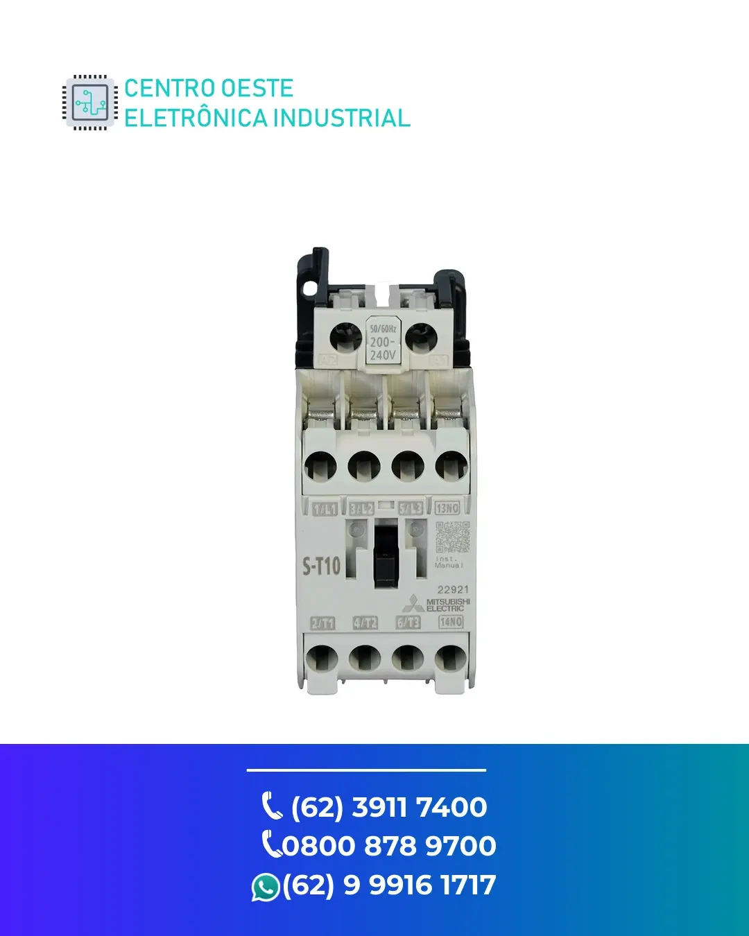 CONSERTO CONTATOR MITSUBISHI S T10 GOIÁS