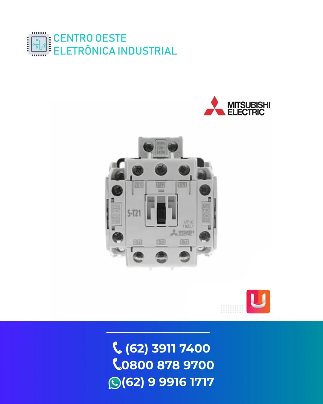 CONSERTO CONTATOR MITSUBISHI S T21 BRASIL