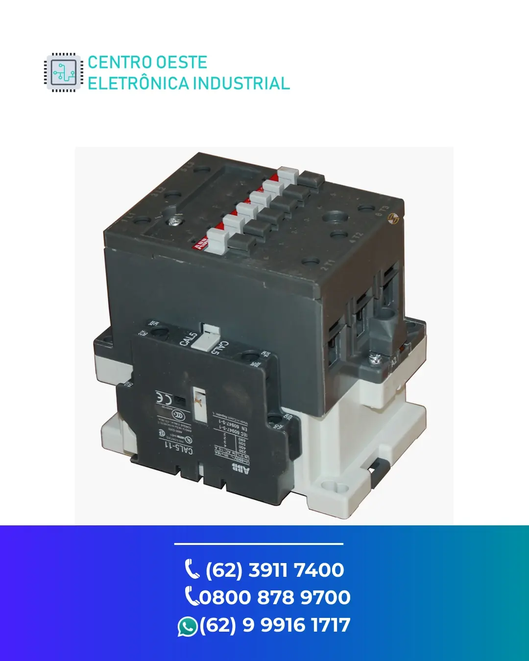 CONSERTO DE CONTATOR ABB A50 BRASIL