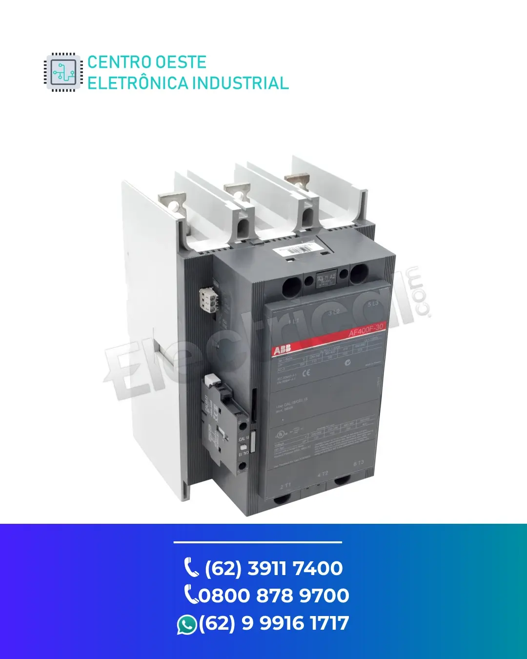 CONSERTO DE CONTATOR ABB AF460 GOIÁS