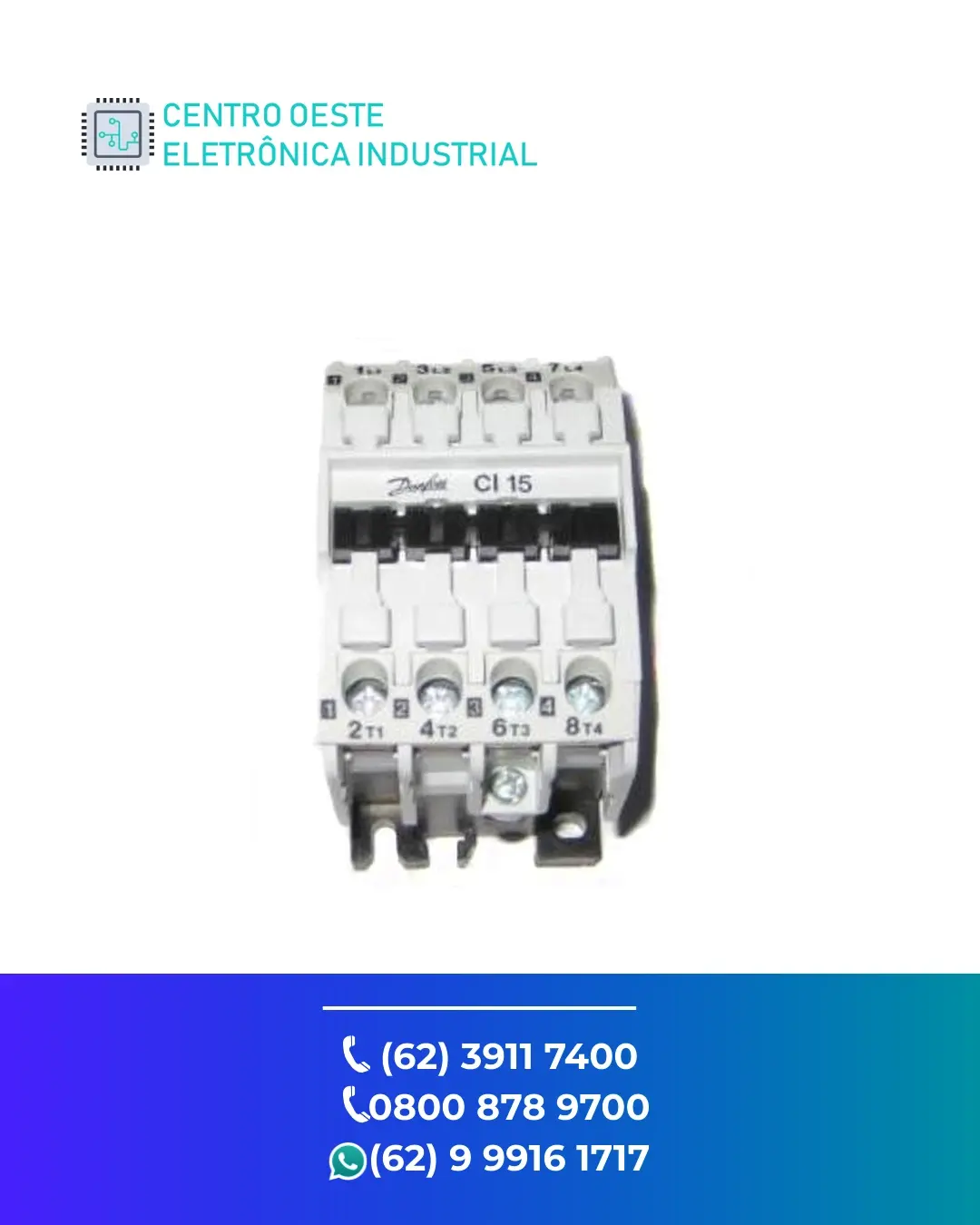 CONSERTO DE CONTATOR DANFOSS CI15 GOIANIA