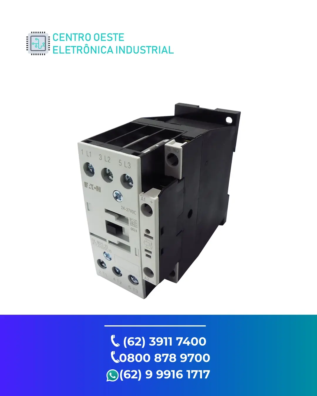 CONSERTO DE CONTATOR EATON DILM25 GOIÁS