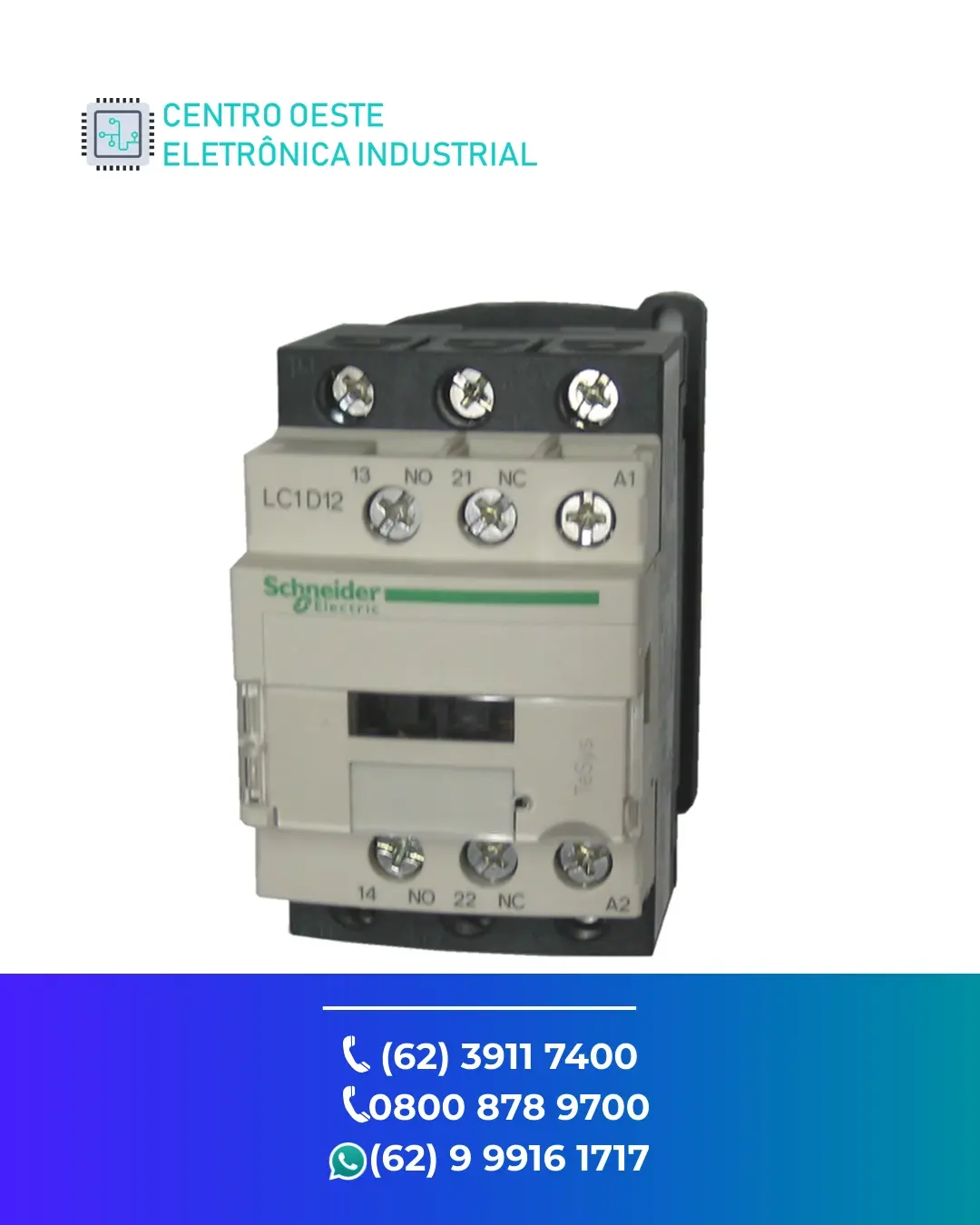 CONSERTO DE CONTATOR SCHNEIDER LC1D12 BRASIL
