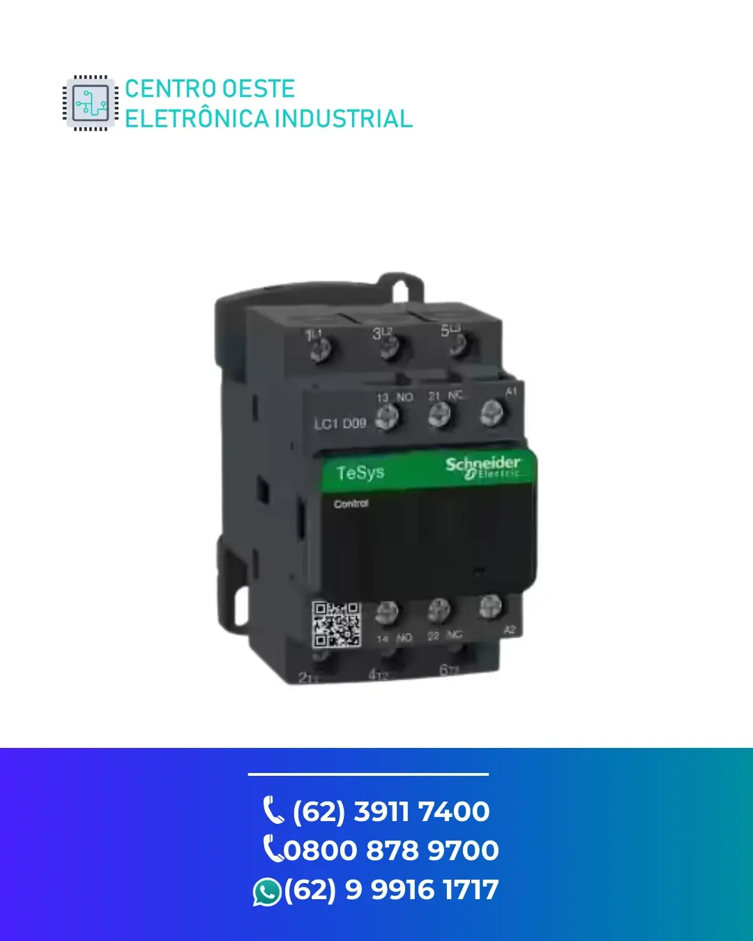 CONSERTO DE CONTATOR SCHNEIDER LC1D25 GOIANIA