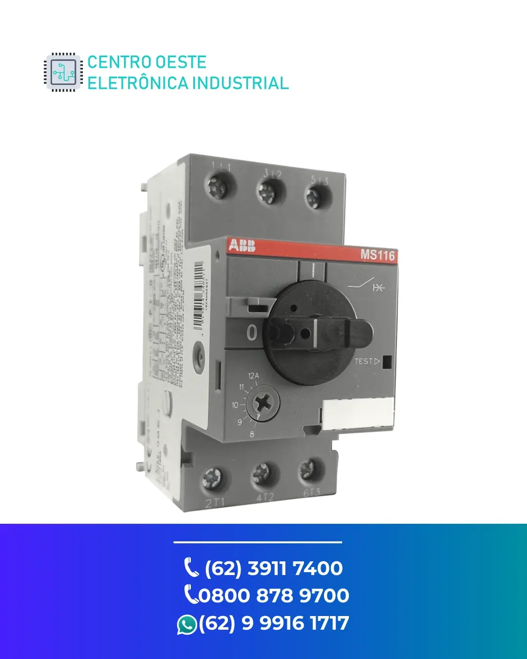 CONSERTO DE DISJUNTOR MOTOR DANFOSS MBS GOIÁS