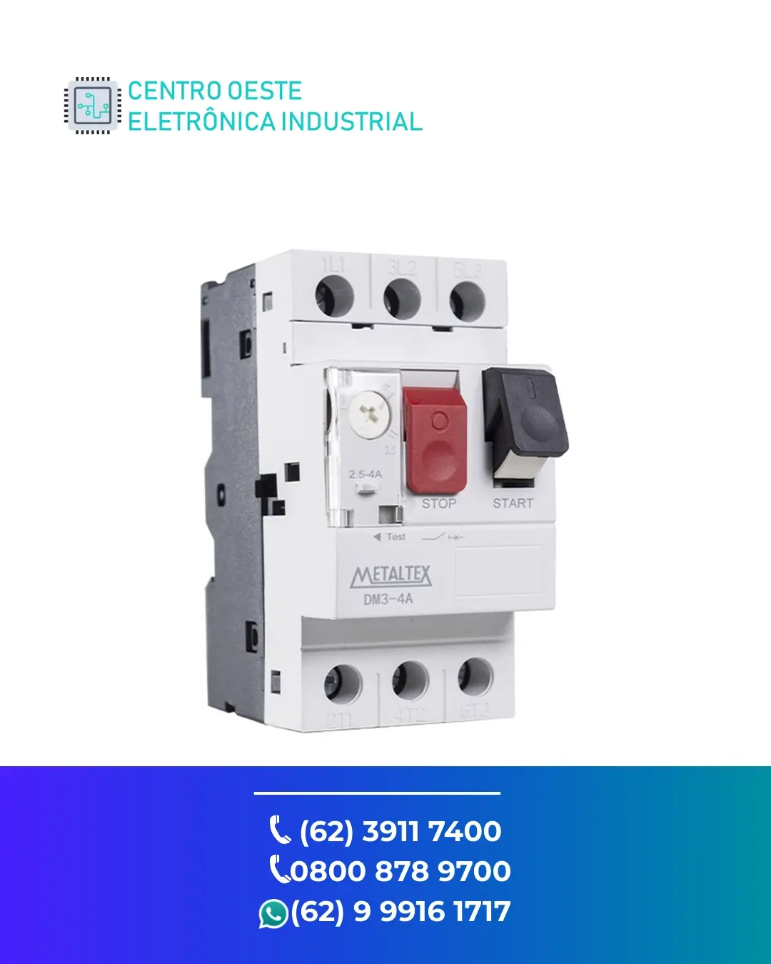 CONSERTO DE DISJUNTOR MOTOR DELTA MPCB GOIÁS