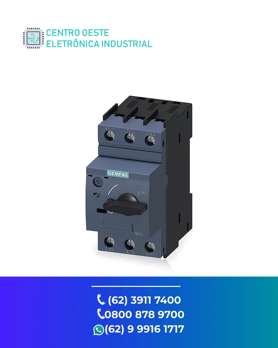 CONSERTO DE DISJUNTOR MOTOR SIEMENS 3RV60 GOIANIA