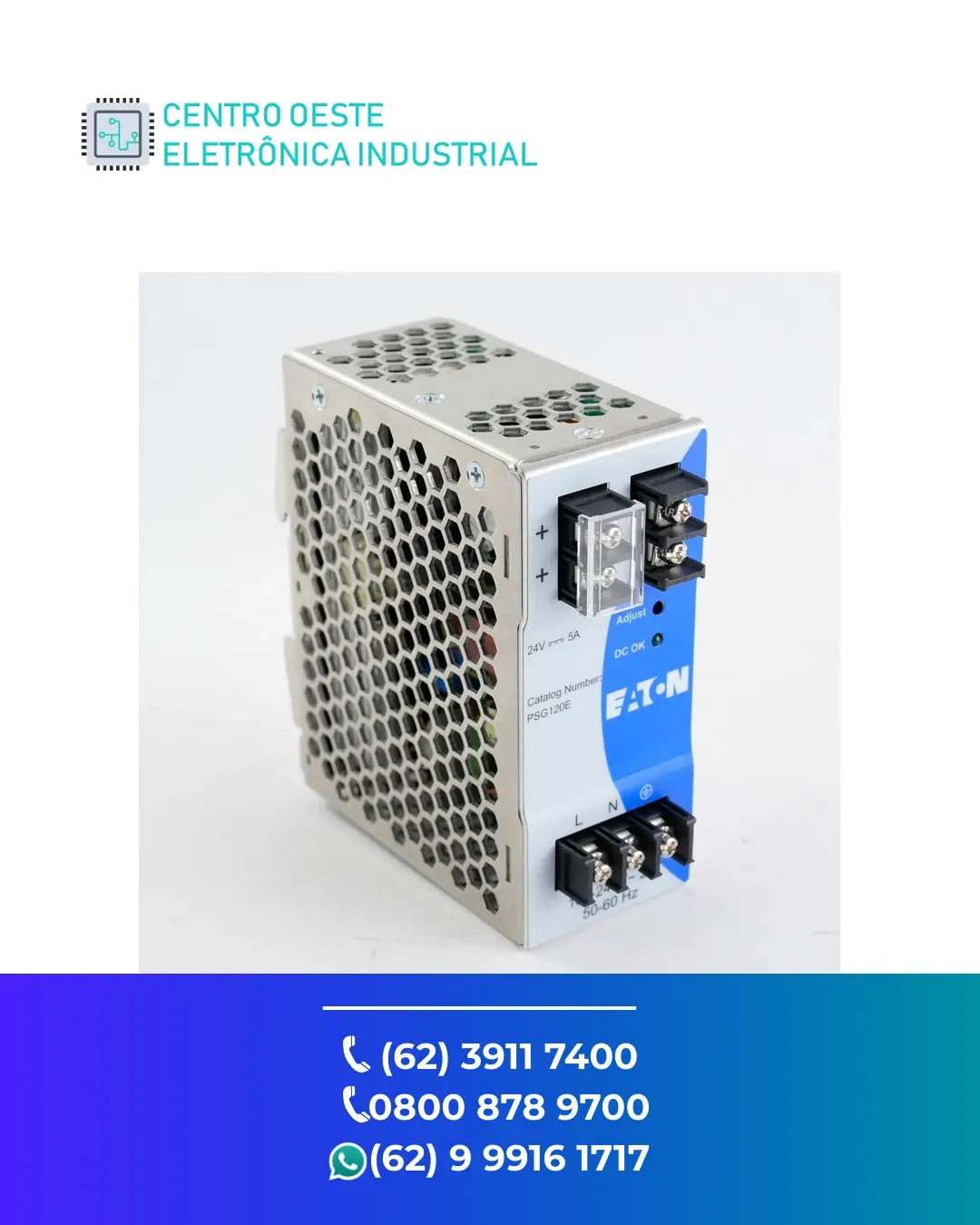 CONSERTO DE FONTE EATON PSG120E GOIÁS