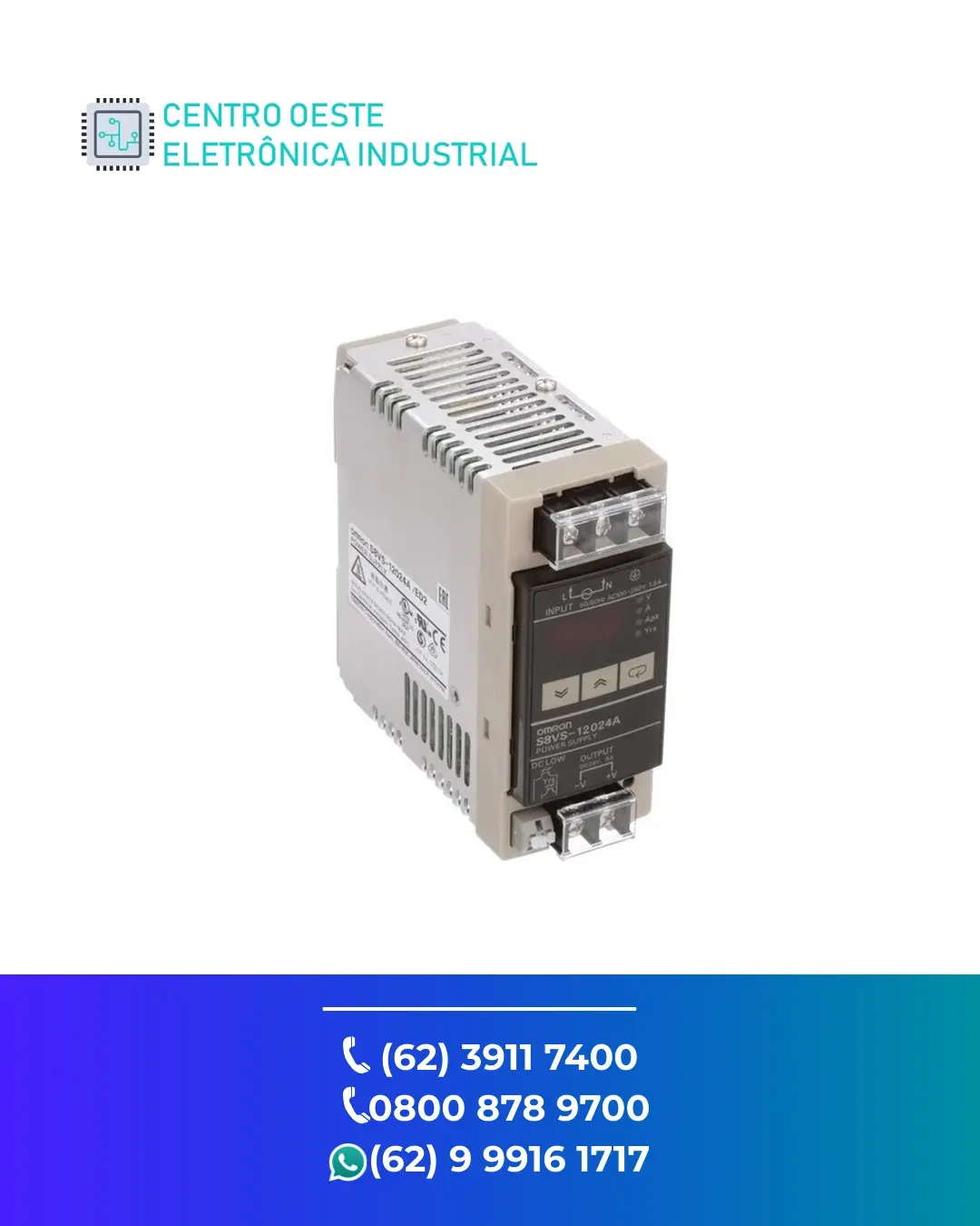 CONSERTO DE FONTE OMRON S8VS GOIANIA