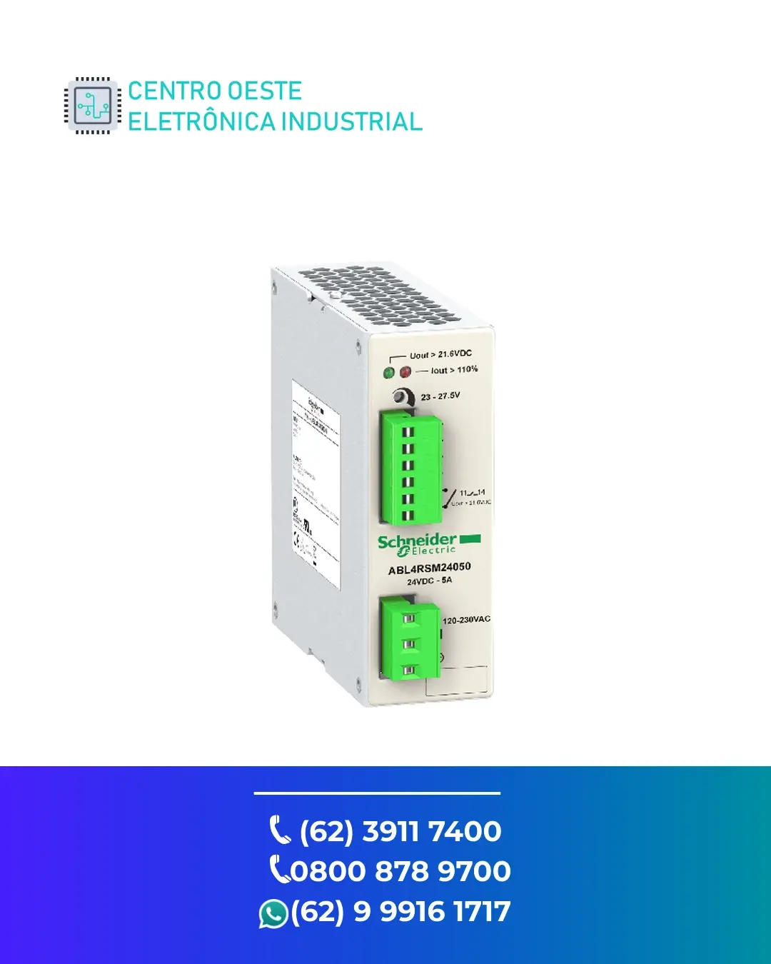CONSERTO DE FONTE SCHNEIDER PHASEO GOIANIA