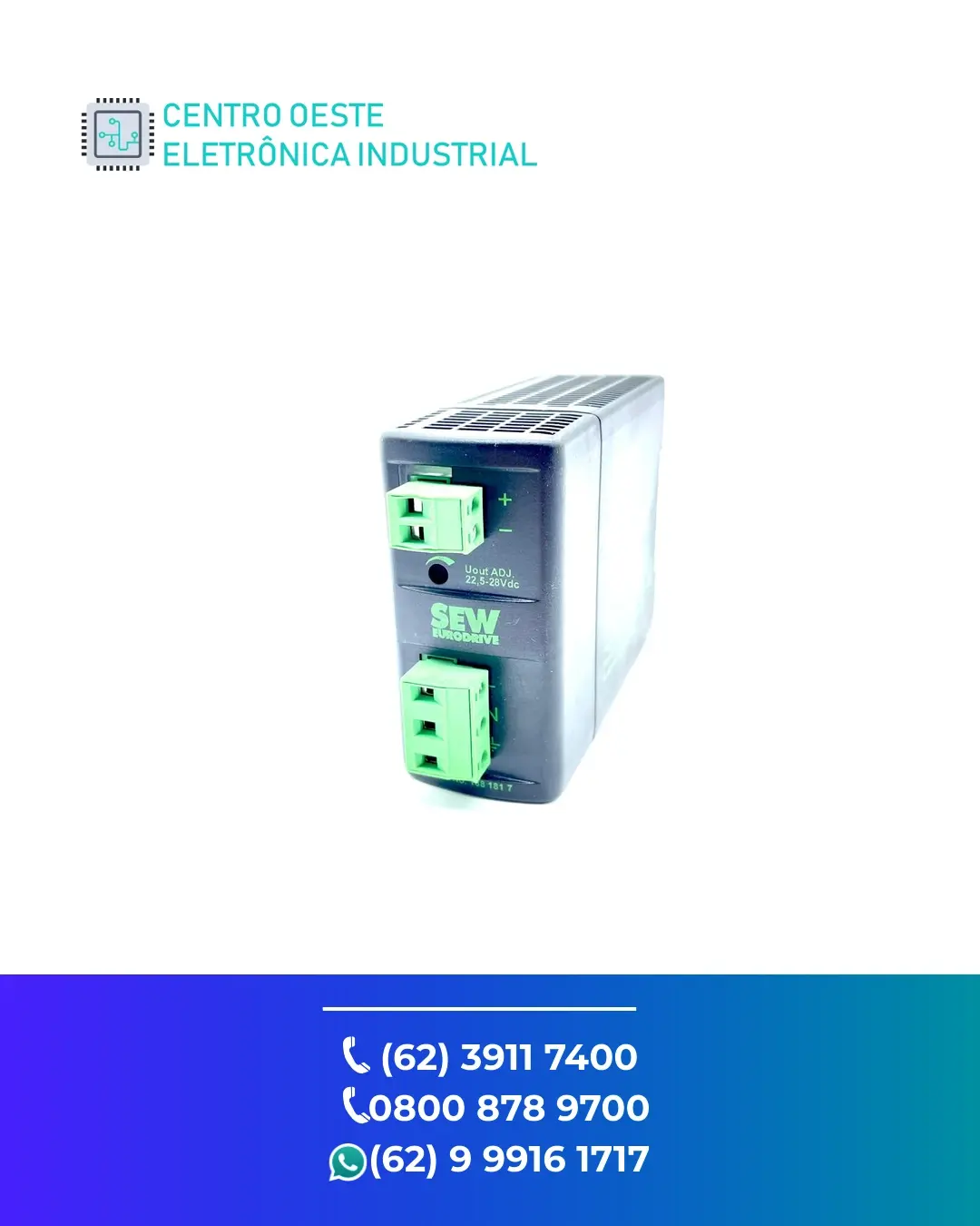 CONSERTO DE FONTE SEW EURODRIVE MOVI POWER BRASIL