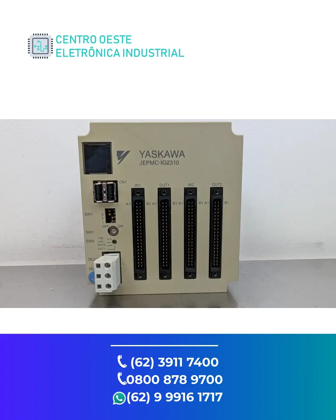 CONSERTO DE FONTE YASKAWA 24VDC GOIANIA