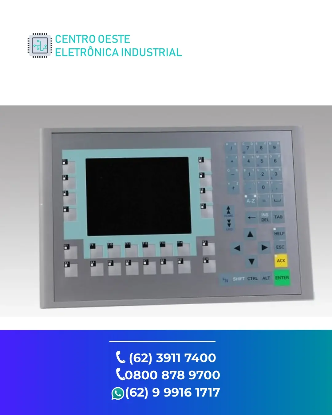 CONSERTO DE IHM CONTROL TECHNIQUES OPERATOR PANEL BRASIL