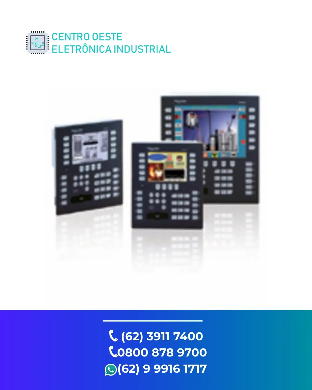 CONSERTO DE IHM SCHNEIDER MAGELIS GTU GOIÁS
