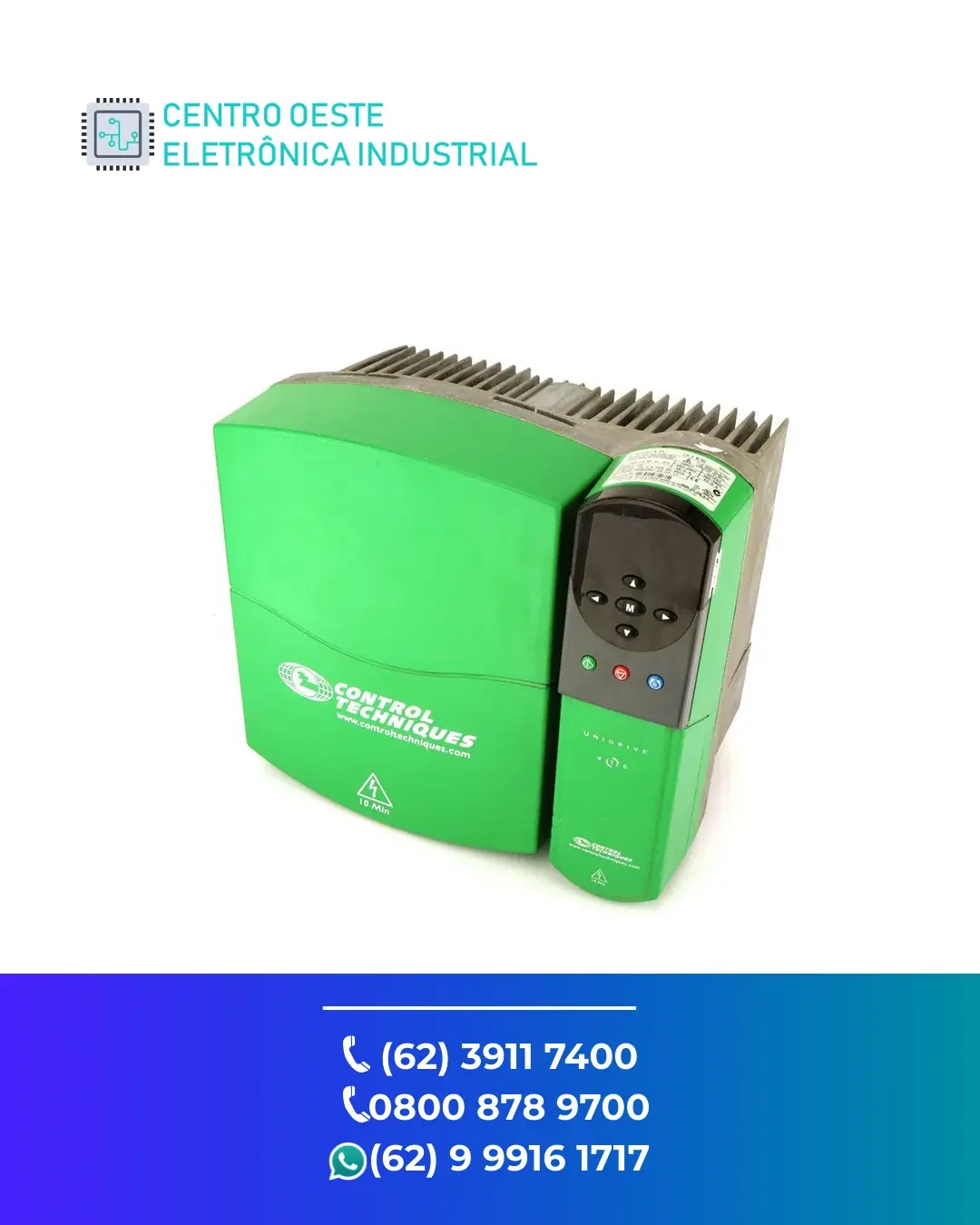 CONSERTO DE INVERSOR CONTROL TECHNIQUES UNIDRIVE CLASSIC BRASIL