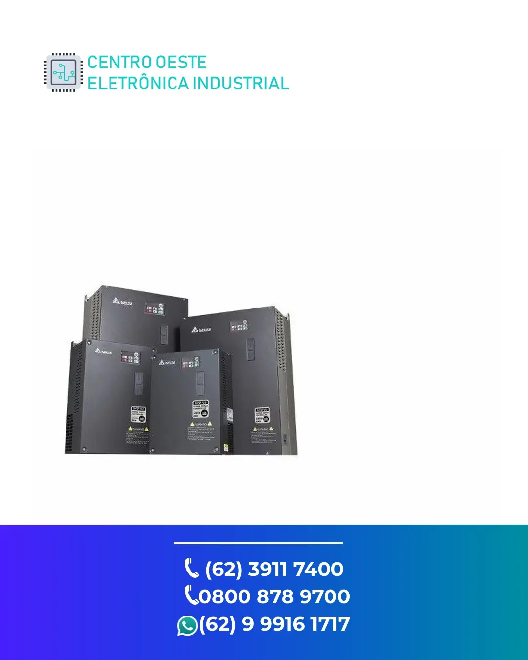 CONSERTO DE INVERSOR DELTA VFD VJ GOIÁS