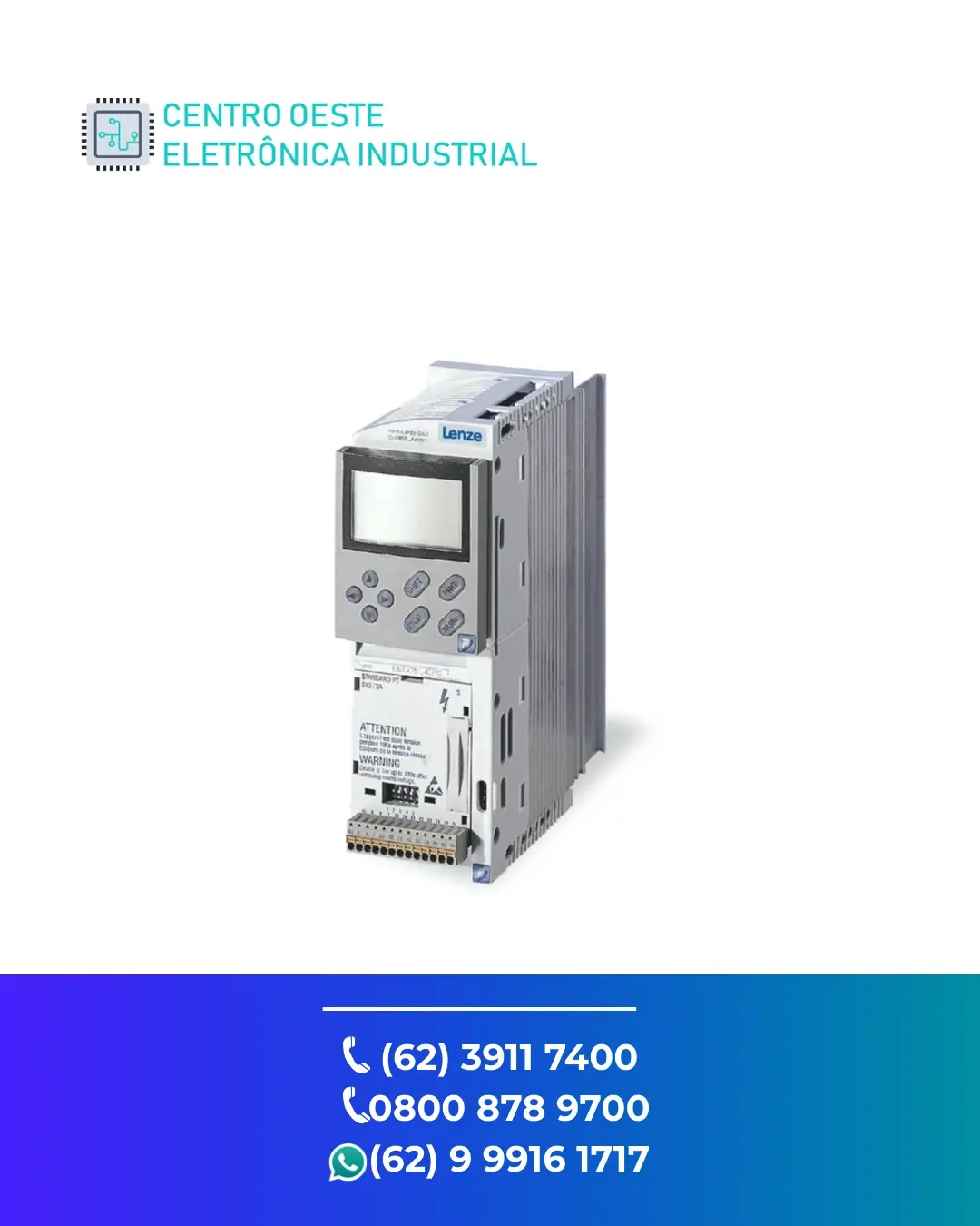 CONSERTO DE INVERSOR LENZE 8200 MOTEC GOIANIA