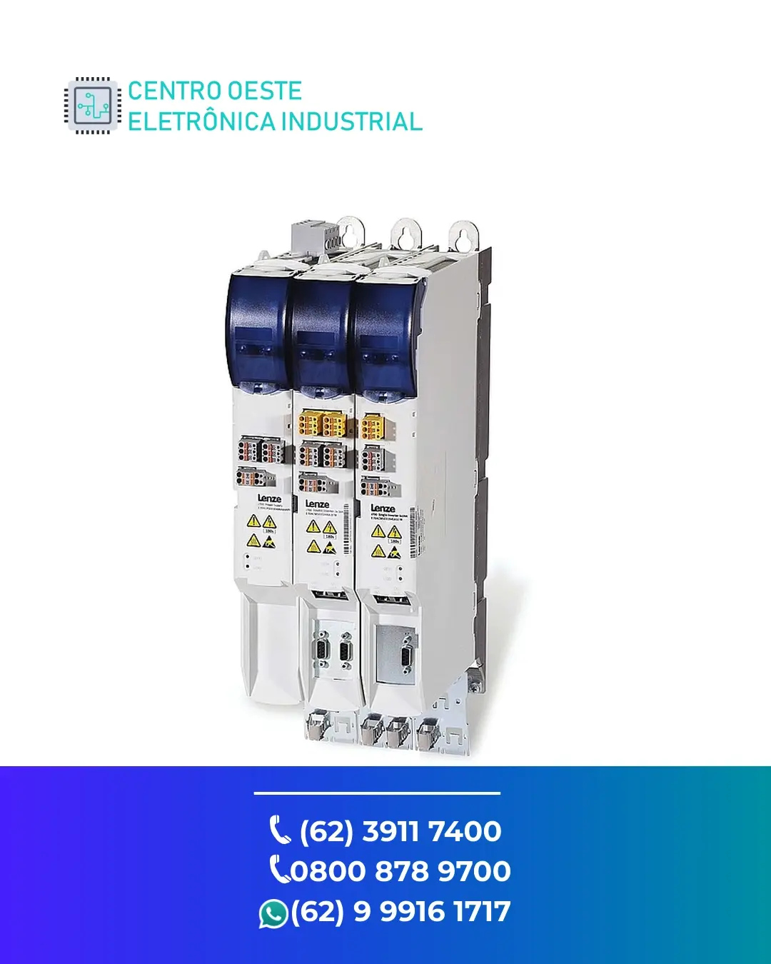 CONSERTO DE INVERSOR LENZE I700 GOIANIA