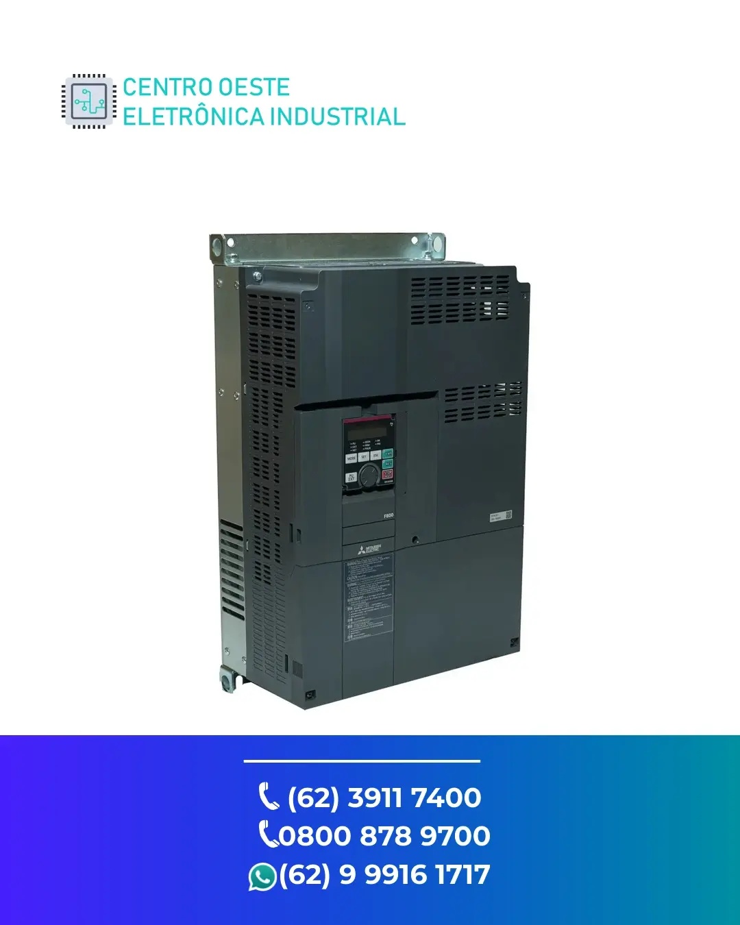CONSERTO DE INVERSOR MITSUBISHI FR F840 GOIANIA