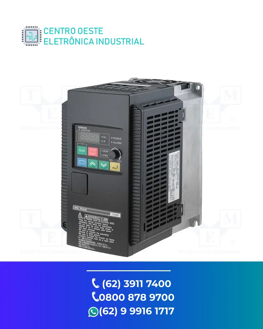 CONSERTO DE INVERSOR OMRON 3G3JX GOIANIA