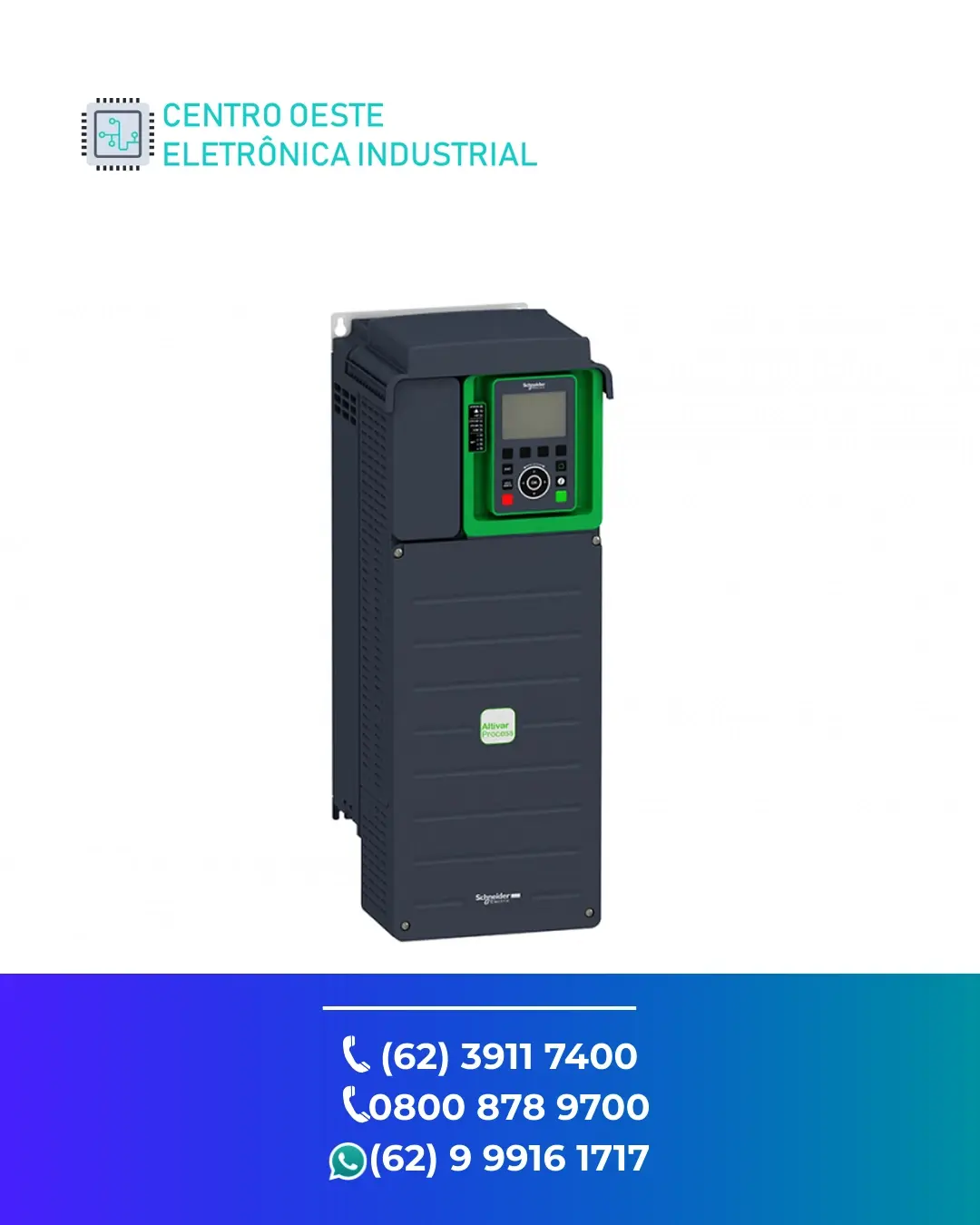 CONSERTO DE INVERSOR SCHNEIDER ALTVAR PROCESS GOIÁS