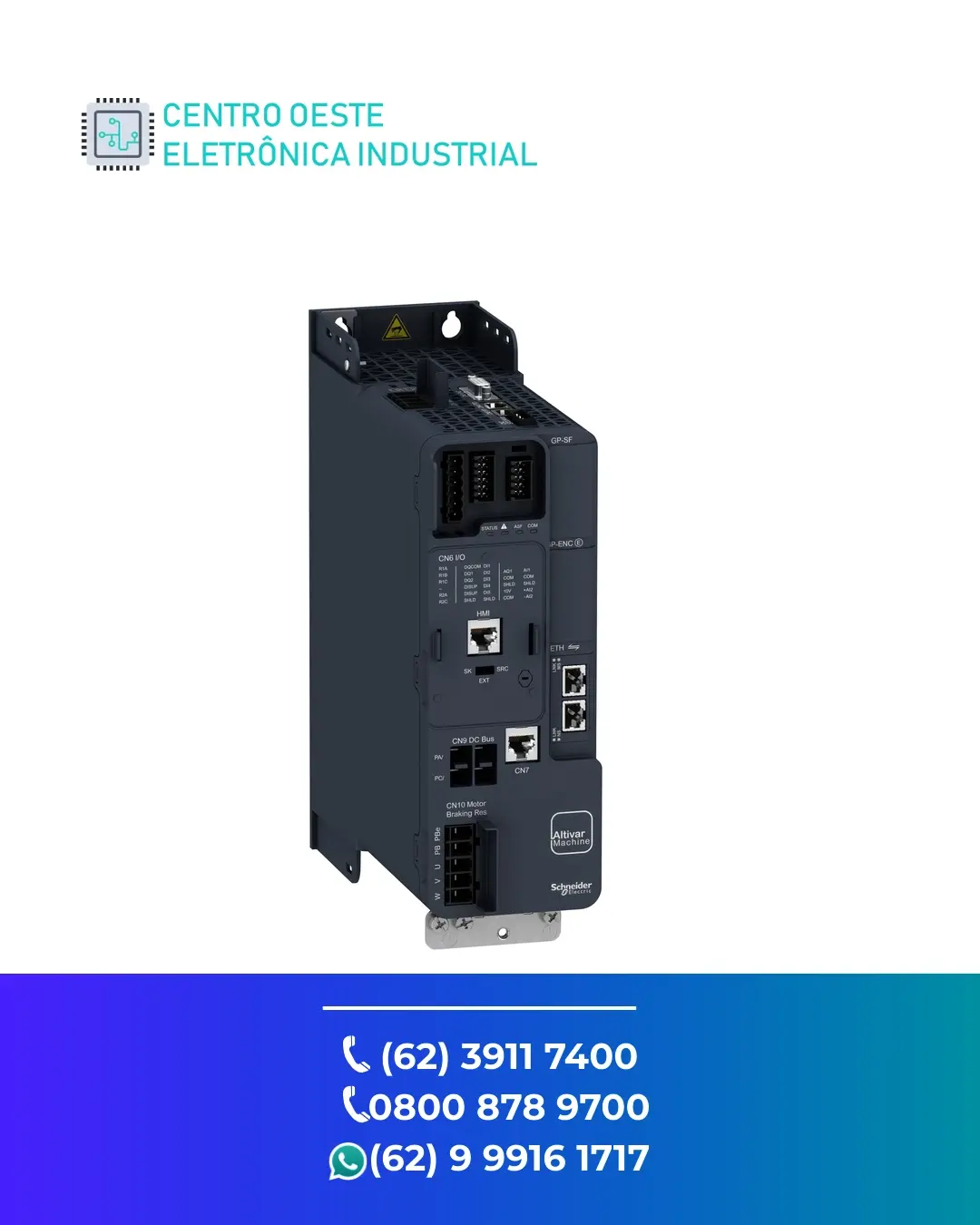 CONSERTO DE INVERSOR SCHNEIDER ATV32 GOIANIA