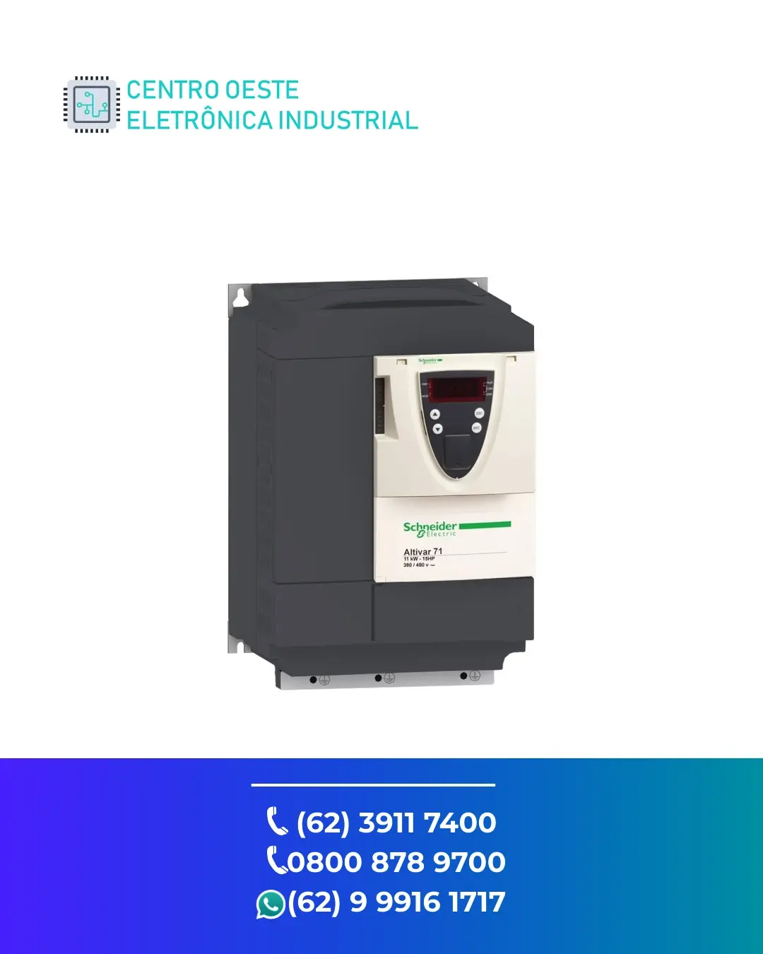 CONSERTO DE INVERSOR SCHNEIDER ATV61 GOIÁS
