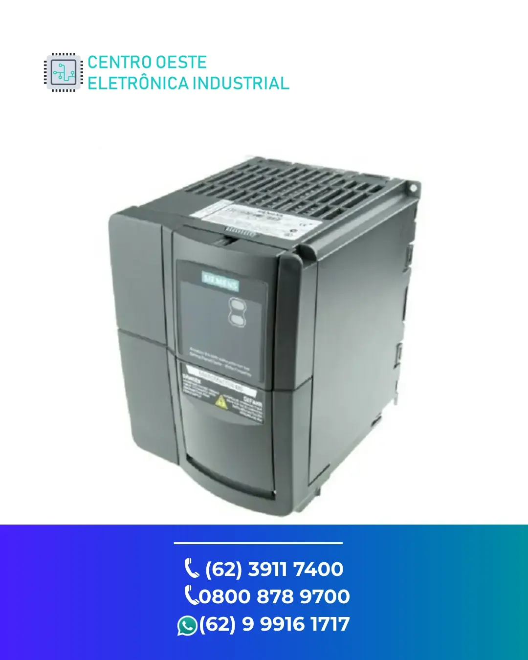 CONSERTO DE INVERSOR SIEMENS MICROMASTER 420 BRASIL
