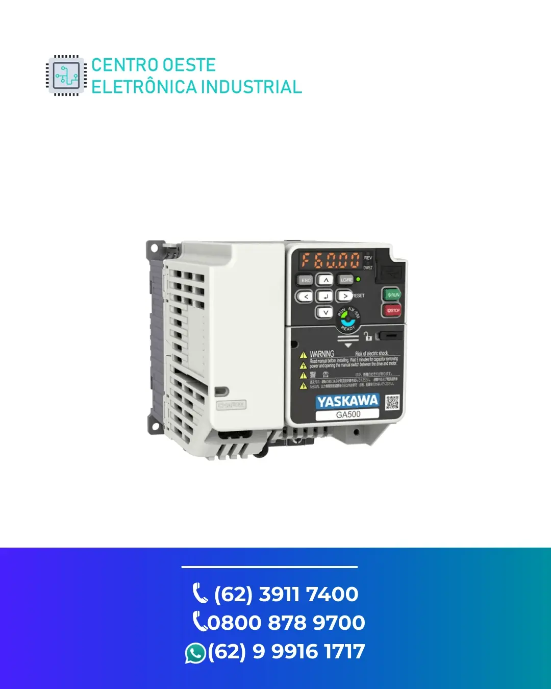 CONSERTO DE INVERSOR YASKAWA GA500 GOIANIA