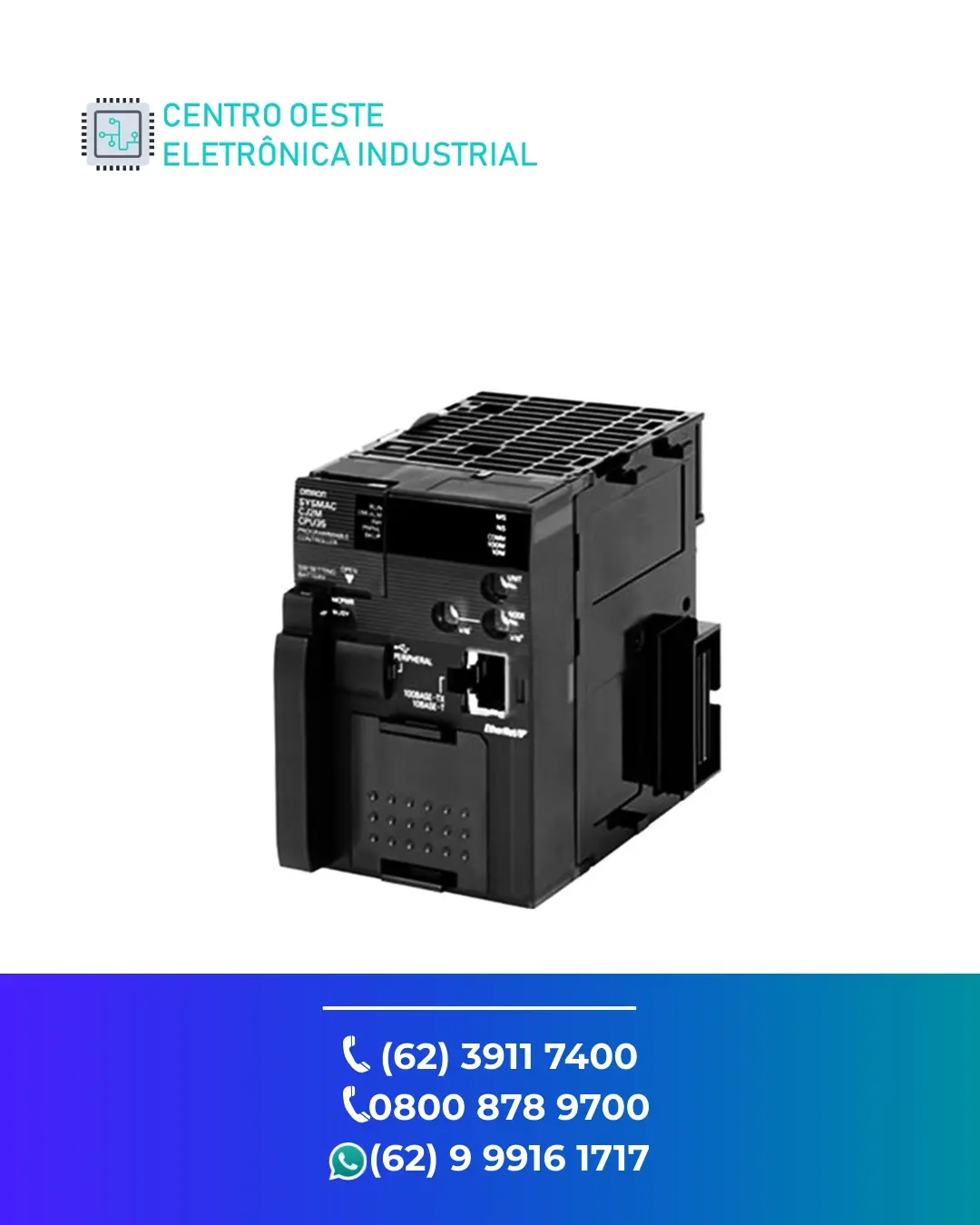 CONSERTO DE IO REMOTO OMRON CJ IO BRASIL
