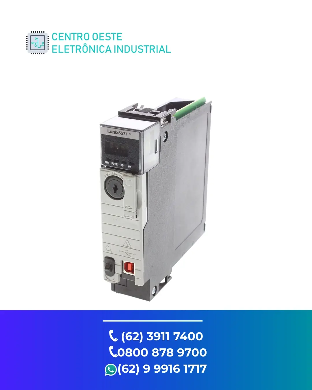 CONSERTO DE PLC ALLEN BRADLEY CONTROLLOGIX L63 GOIÁS