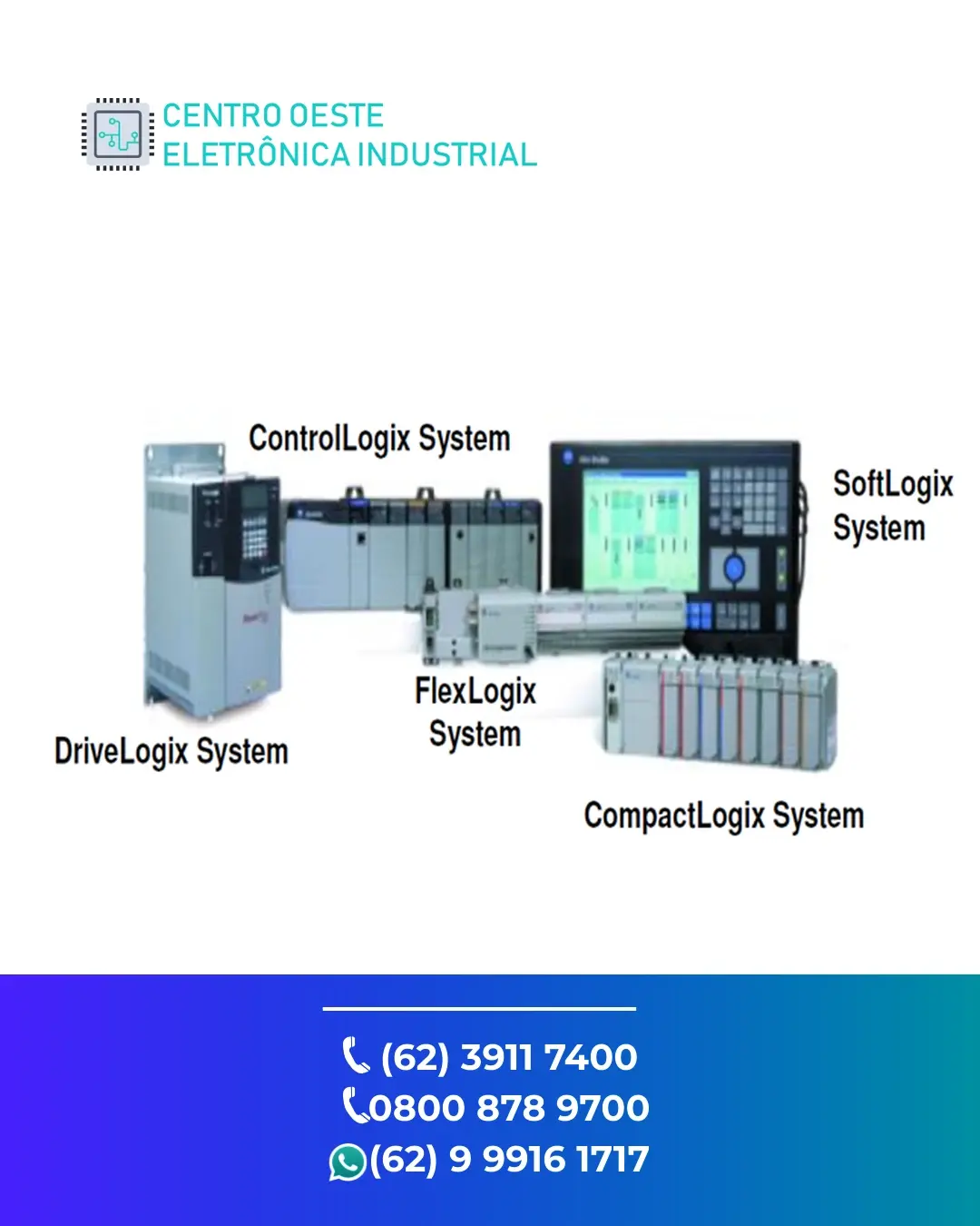CONSERTO DE PLC ALLEN BRADLEY SOFTLOGIX GOIANIA