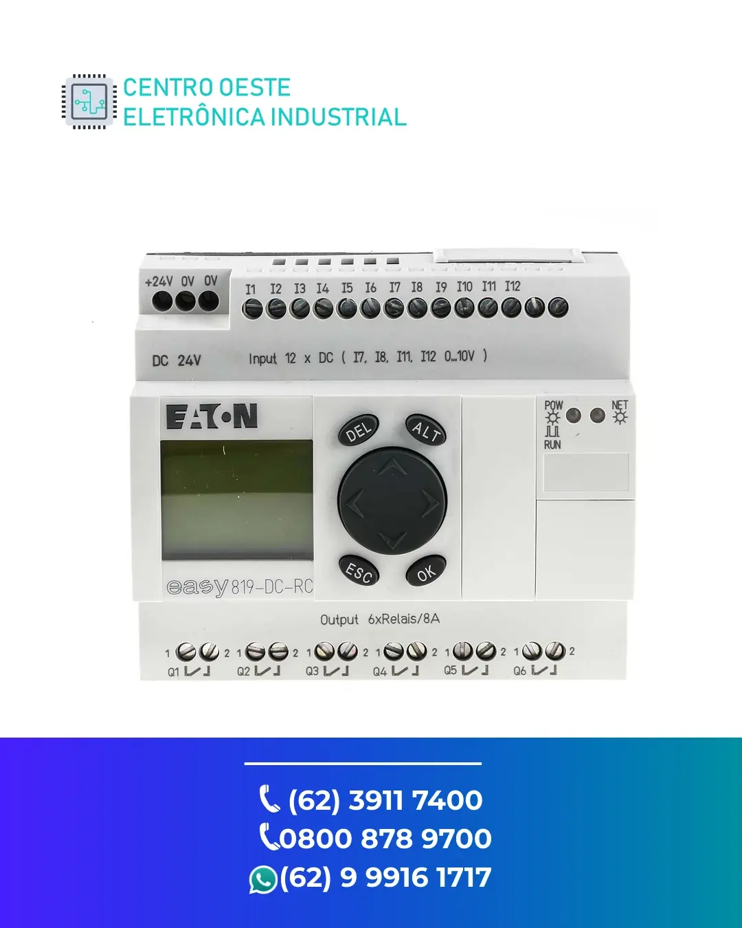 CONSERTO DE PLC EATON EASY800 GOIÁS
