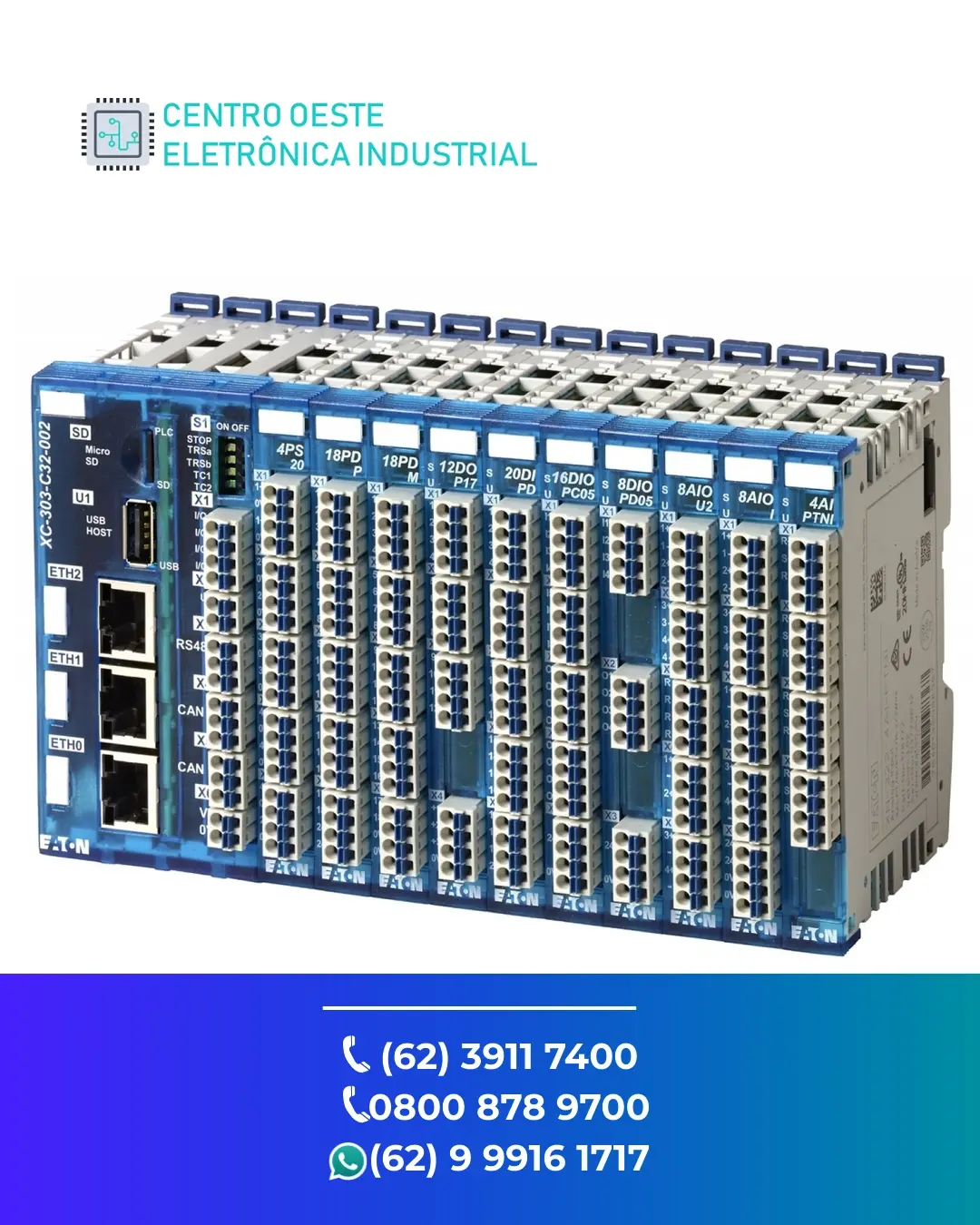 CONSERTO DE PLC EATON XC300 GOIÁS