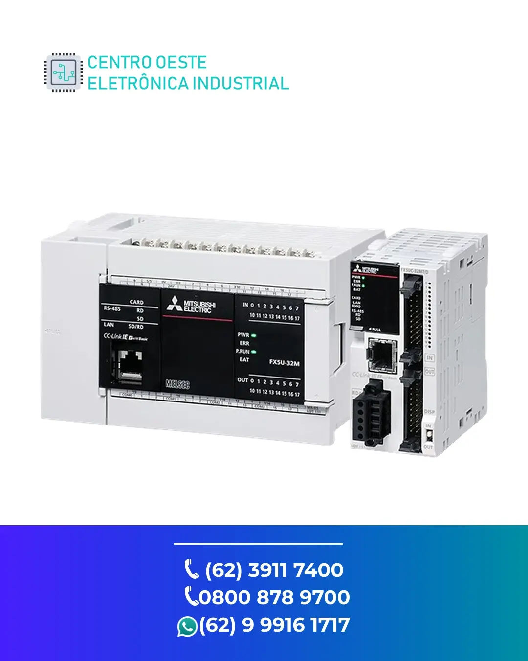 CONSERTO DE PLC MITSUBISHI FX5UC GOIÁS