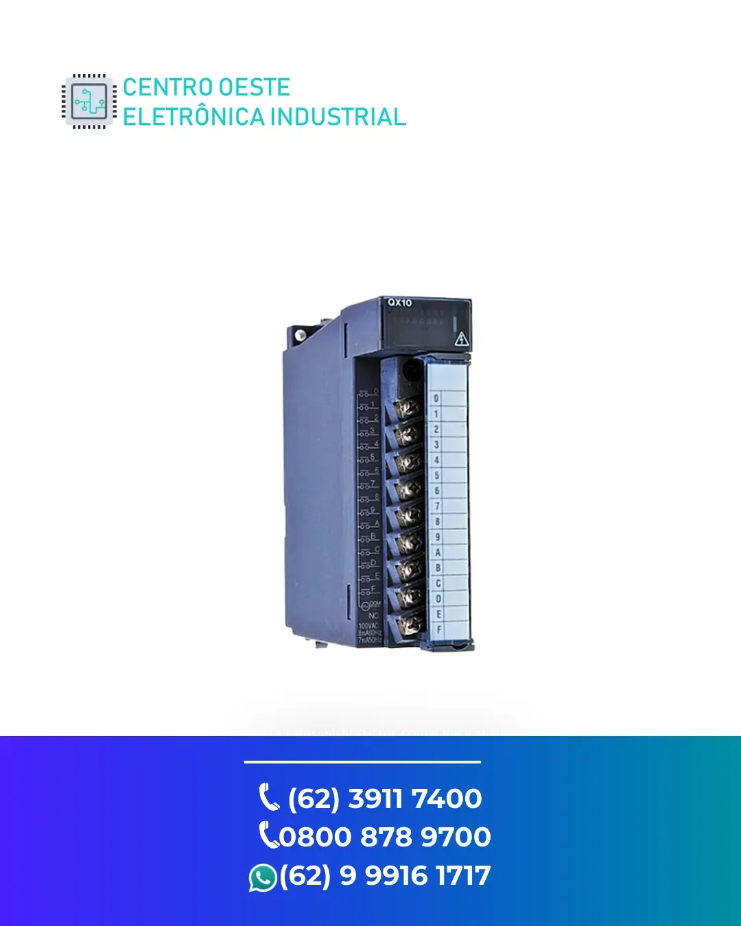 CONSERTO DE PLC MITSUBISHI Q10 GOIÁS