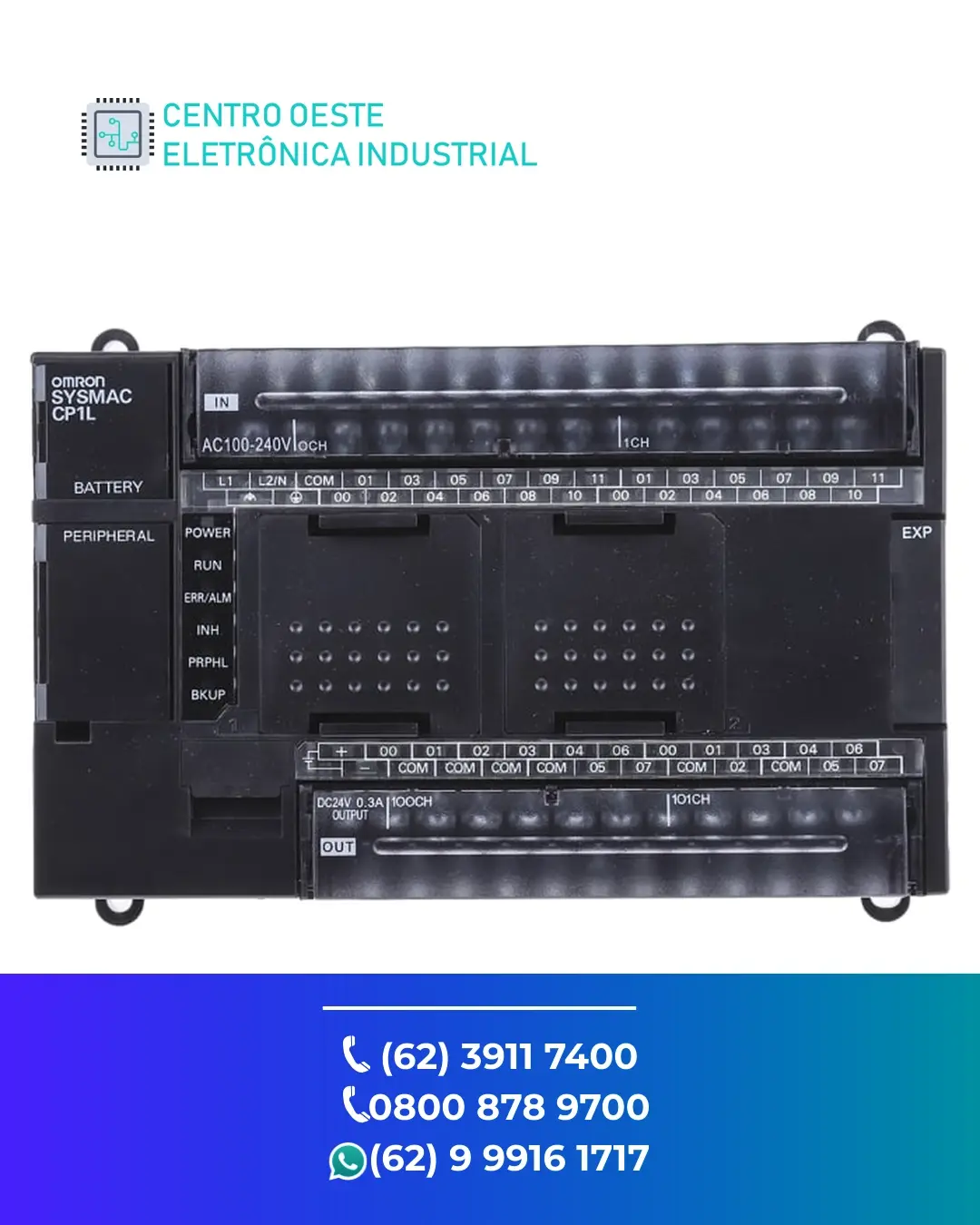 CONSERTO DE PLC OMRON CP1L GOIÁS
