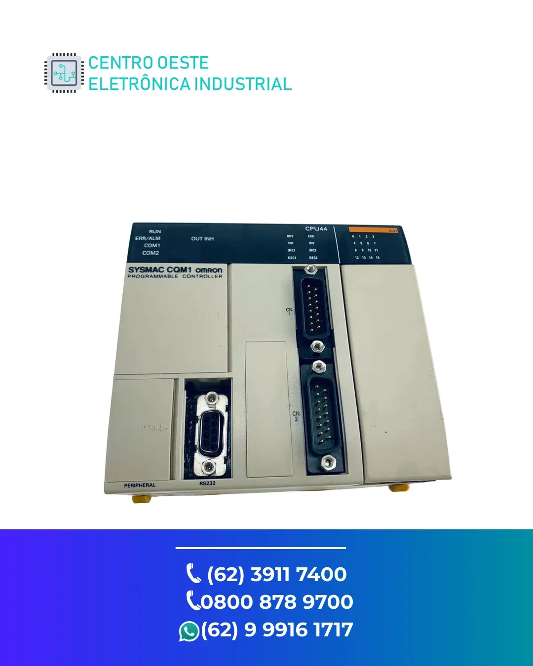 CONSERTO DE PLC OMRON CQM1 BRASIL