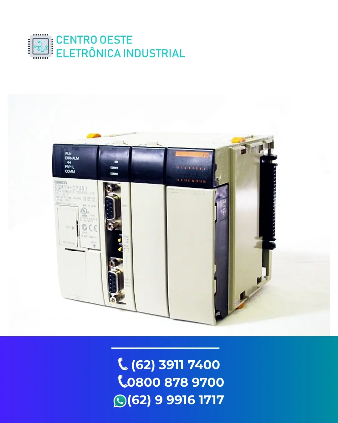 CONSERTO DE PLC OMRON CQM1H GOIANIA