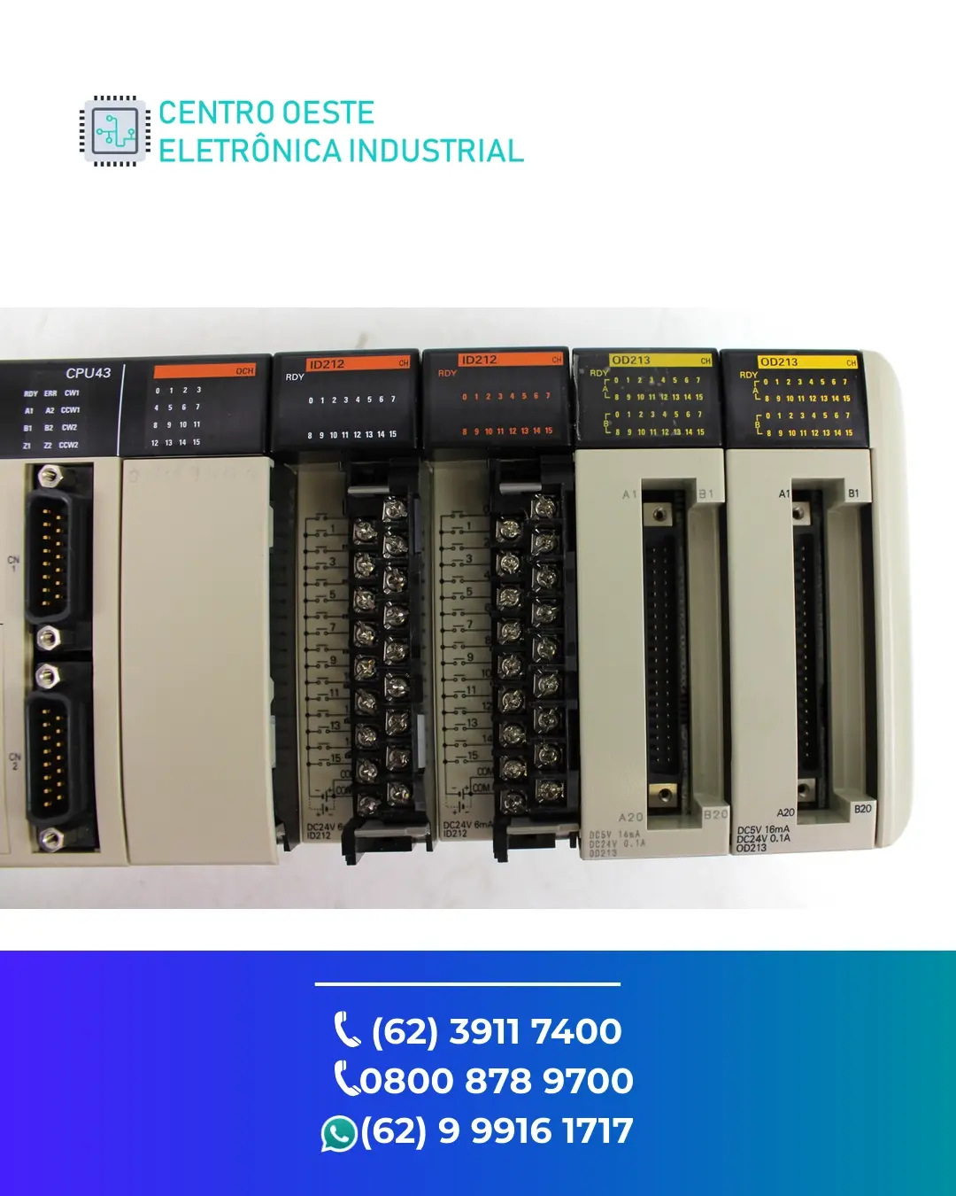 CONSERTO DE PLC OMRON SYSMAC GOIANIA