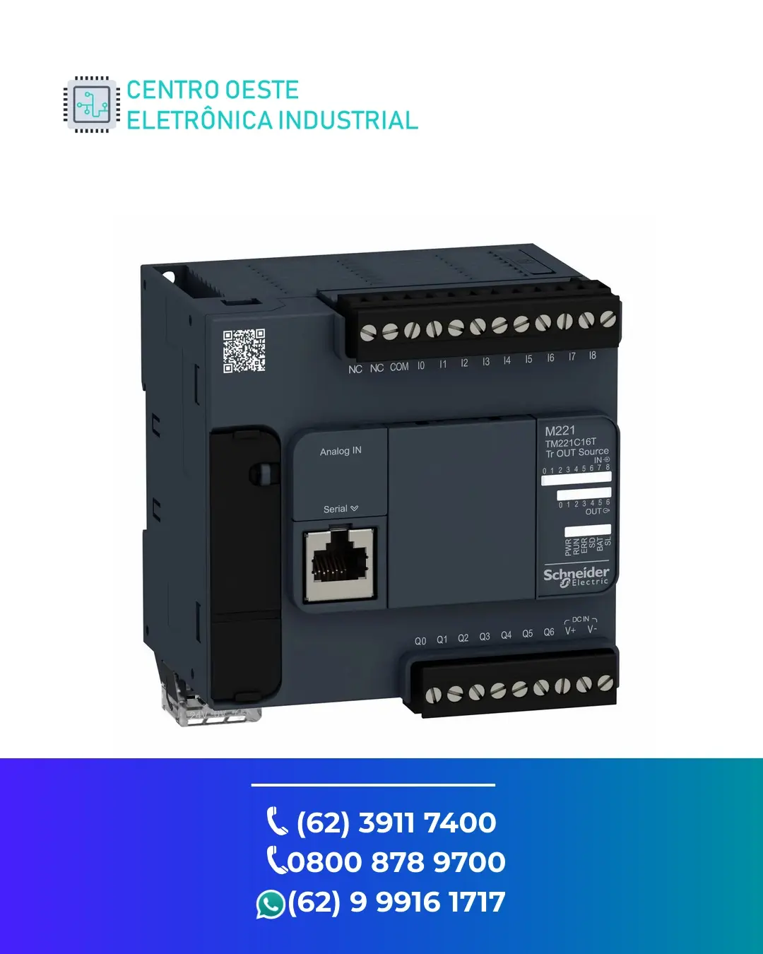 CONSERTO DE PLC SCHNEIDER MODICON M580 GOIANIA