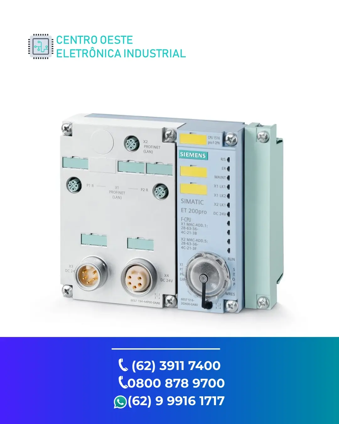 CONSERTO DE PLC SIEMENS ET200PRO GOIÁS